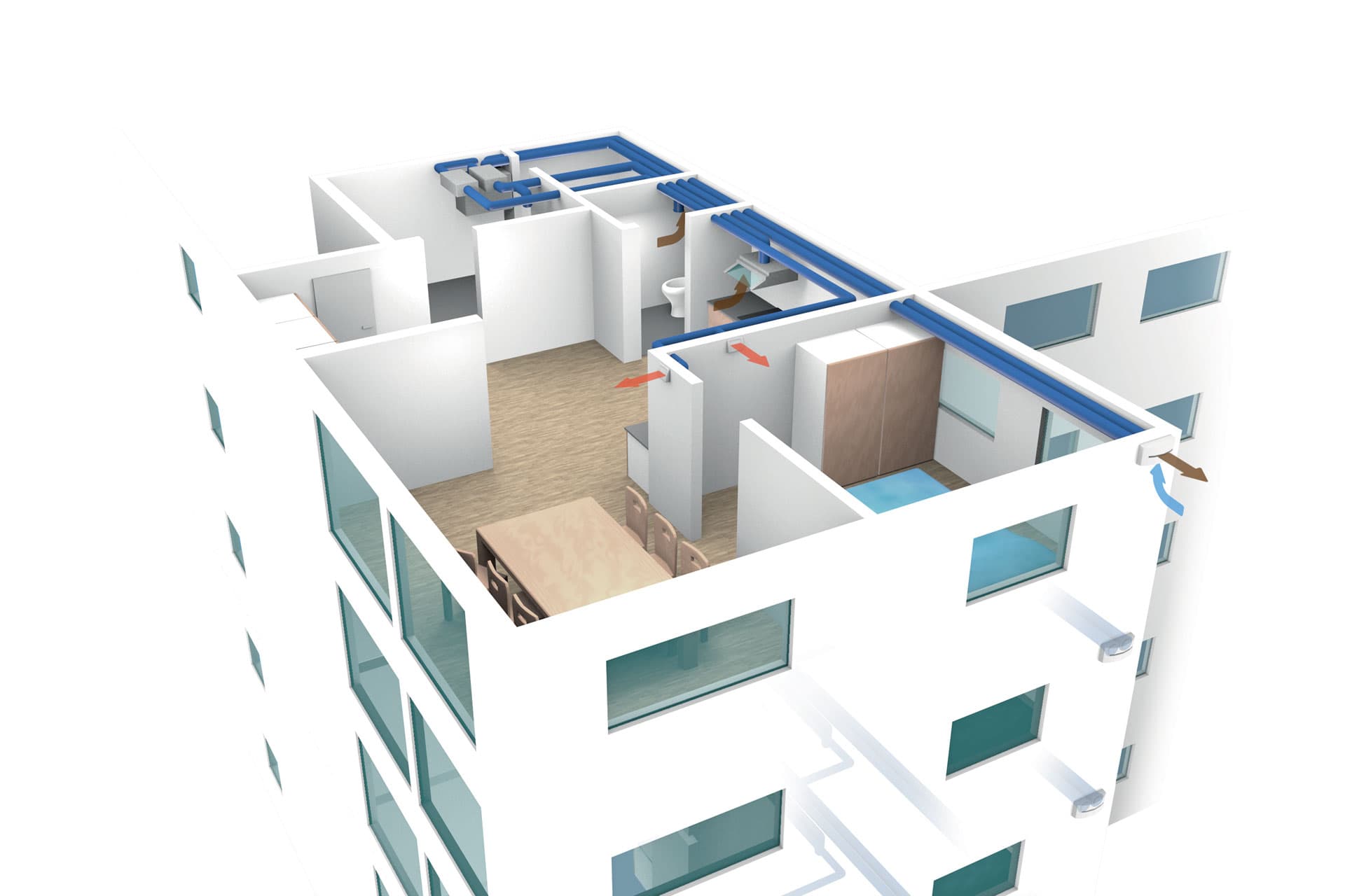 Huoneistokohtainen ilmanvaihto kaikkien viihtyvyydeksi