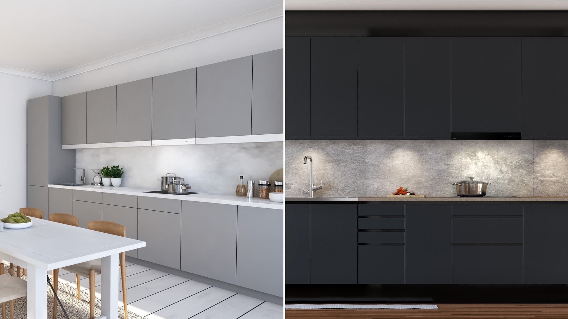 Tyylikäs liesikupu sulautuu keittiöön - tehosta tinkimättä