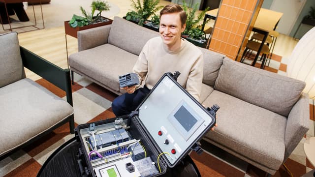 Kysyntöjoustolaitteisto ja Geonovan tekninen johtaja Ossi Kaihua