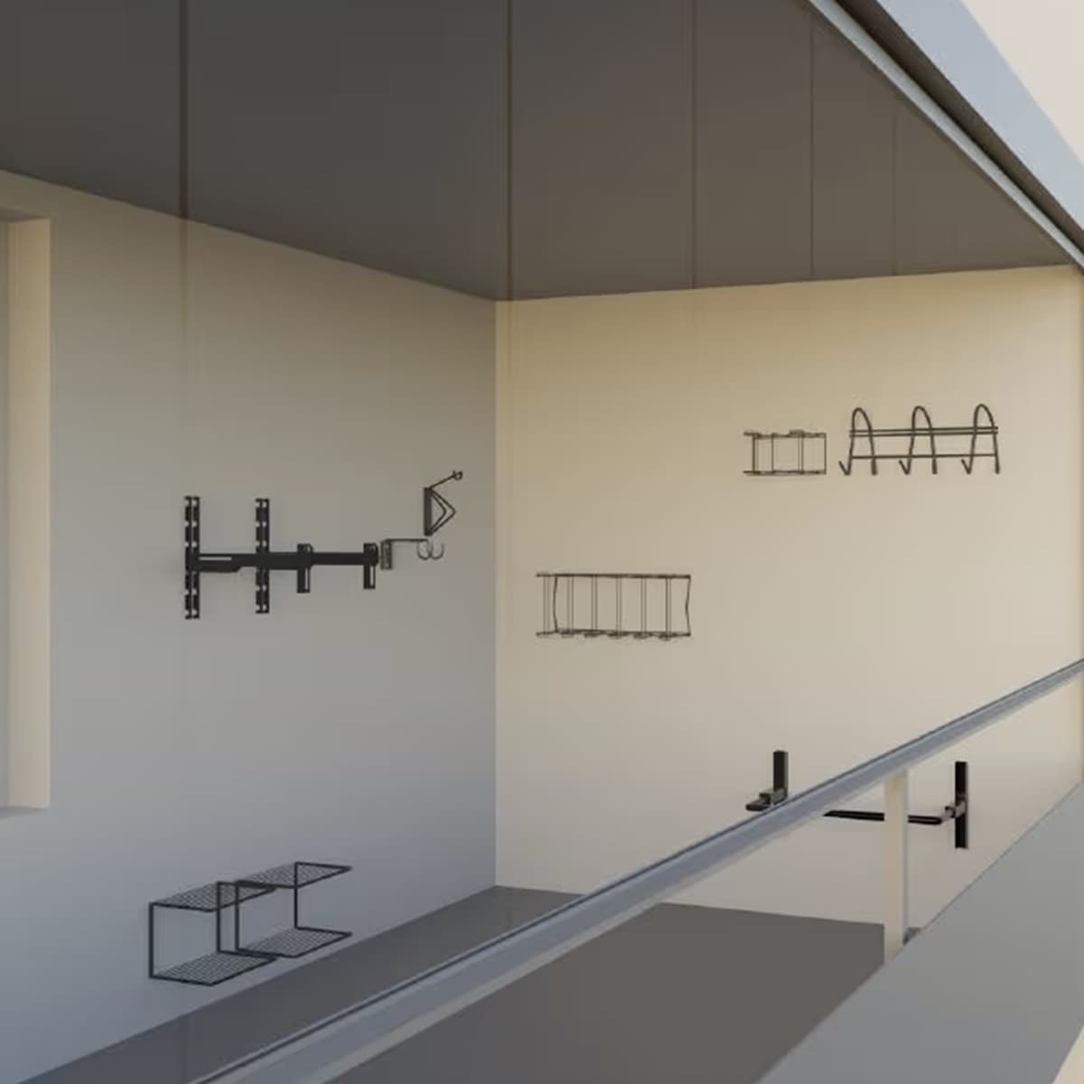 <p data-block-key="a87j4">Ovellan säilytysratkaisuilla myös parvekkeesta voi tulla toimiva ja siisti säilytystila.</p>